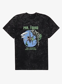 Disney Mr Toad Mad Reckless Cliff Climber Mineral Wash T-Shirt