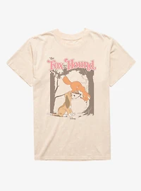 Disney Fox And The Hound Friends Meeting Mineral Wash T-Shirt