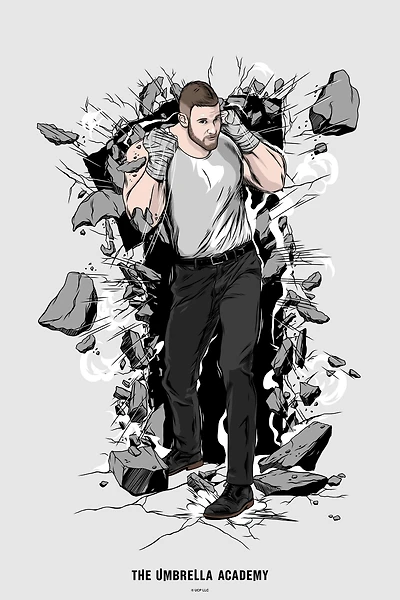 The Umbrella Academy Number One Luther Hargreeves Poster