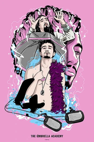 The Umbrella Academy Number Four Klaus Hargreeves Poster