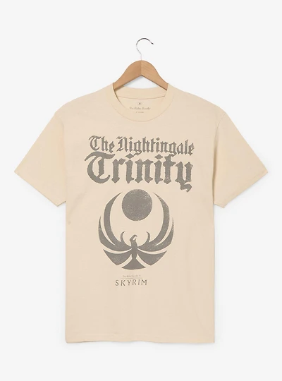 Skyrim The Nightingale Trinity Logo T-Shirt - BoxLunch Exclusive