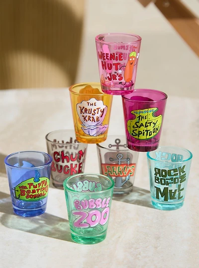 SpongeBob SquarePants Business Blind Box Mini Glass — BoxLunch Exclusive