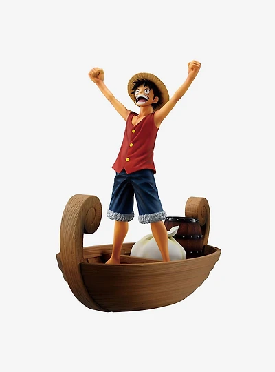 One Piece Revible Moment Ichibansho Monkey D. Luffy I'm Going to Be King of the Pirates! (Memories of Adventure and The Shipping Route The Future) Figure