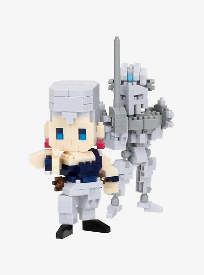 Kawada JoJo's Bizarre Adventure Nanoblock Character Collection Series Jean Pierre Polnareff & Silver Chariot Model Kit
