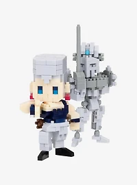 Kawada JoJo's Bizarre Adventure Nanoblock Character Collection Series Jean Pierre Polnareff & Silver Chariot Model Kit