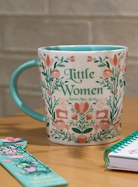 Little Women Floral Quote Mug
