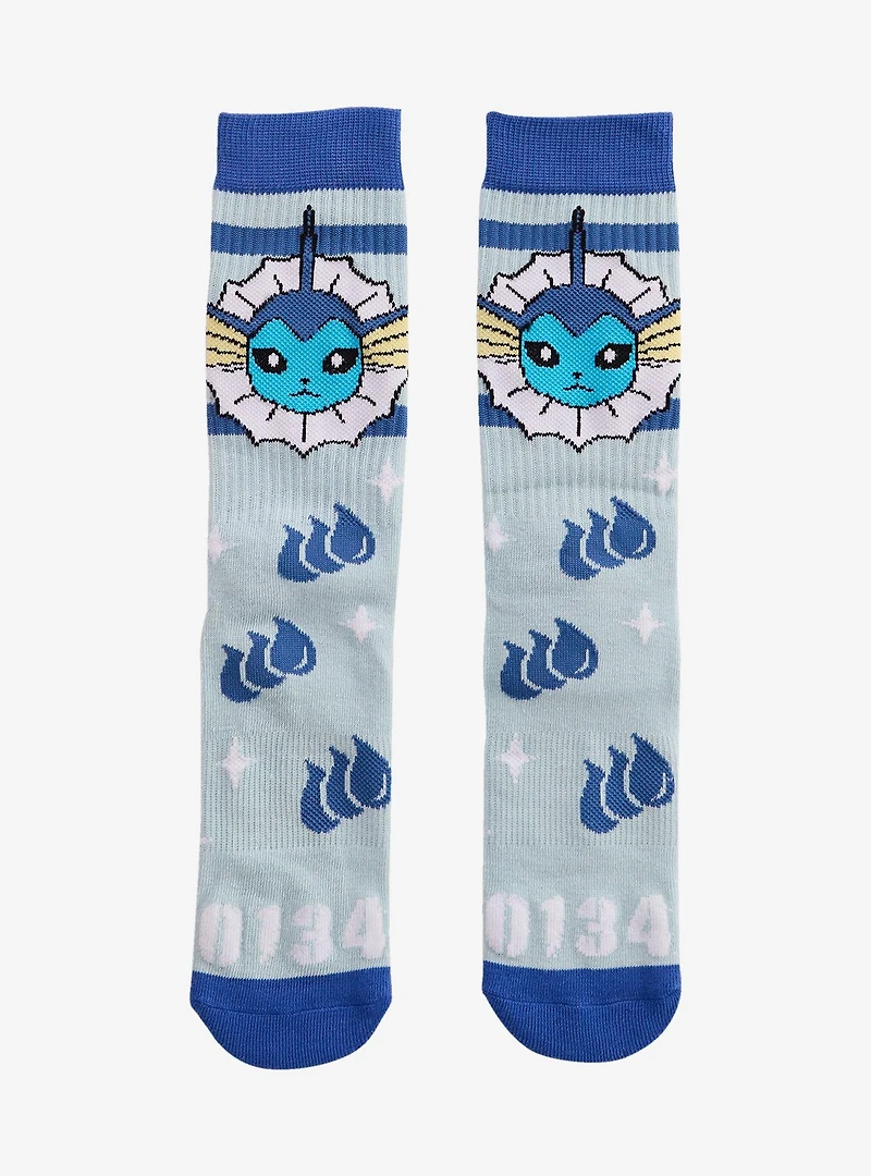 Pokémon Vaporeon Crew Socks — BoxLunch Exclusive