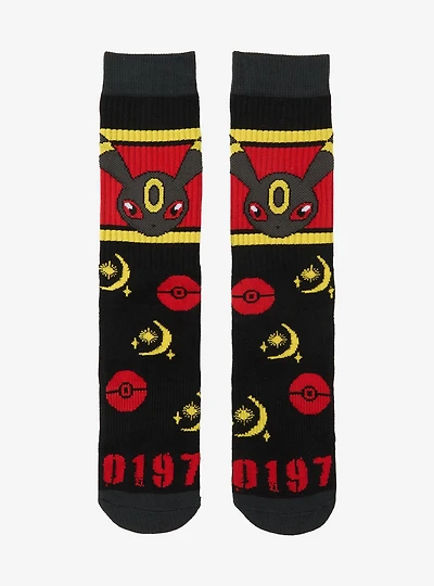Pokémon Umbreon Crew Socks - BoxLunch Exclusive