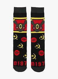 Pokémon Umbreon Crew Socks - BoxLunch Exclusive