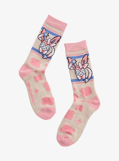 Pokémon Sylveon Pink Crew Socks — BoxLunch Exclusive