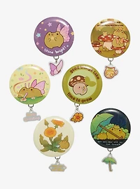 Rihnlin Forest Critters Blind Bag Button Pin with Charm