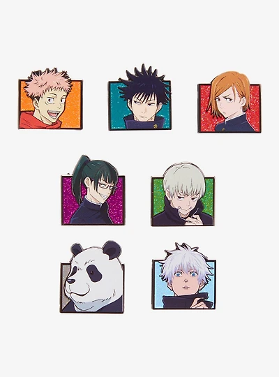 Jujutsu Kaisen Glitter Portraits Blind Box Enamel Pin - BoxLunch Exclusive