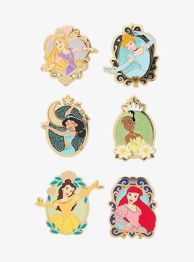 Disney Princess Royal Portrait Blind Box Enamel Pin - BoxLunch Exclusive