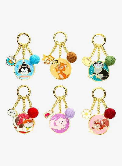 Disney Cats Yarn Ball Blind Box Enamel Bag Clip — BoxLunch Exclusive