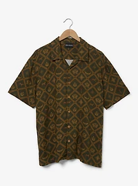 the Lord of Rings Allover Print Woven Button-Up — BoxLunch Exclusive