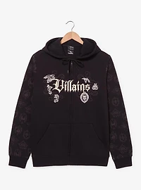 Disney Villains Tonal Zippered Hoodie - BoxLunch Exclusive