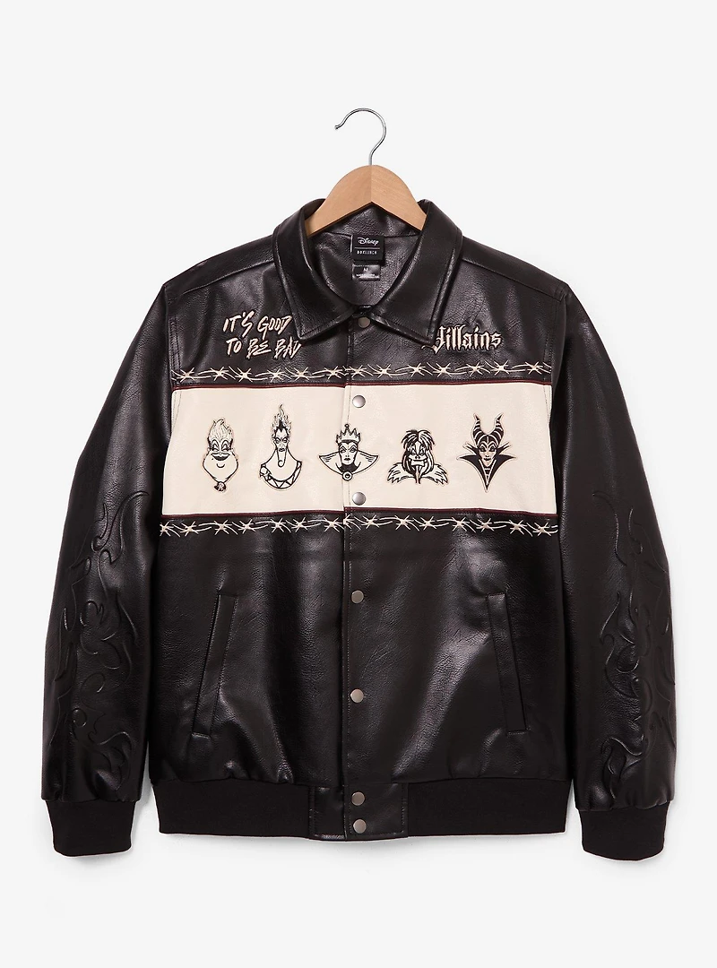 Disney Villains It’s Good to Be Bad Faux Leather Jacket - BoxLunch Exclusive