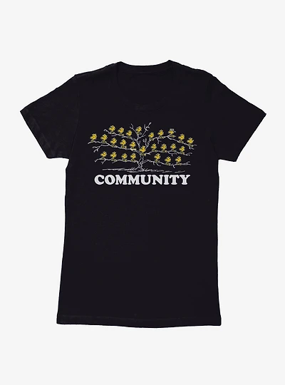Peanuts Woodstock Community Womens T-Shirt