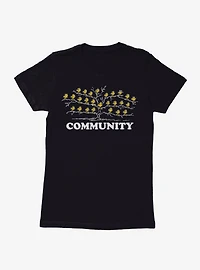 Peanuts Woodstock Community Womens T-Shirt