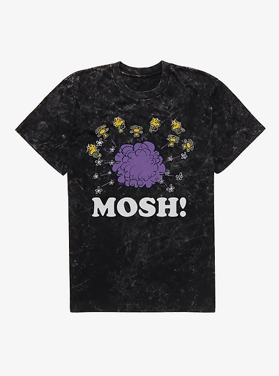 Peanuts Woodstock Mosh! Mineral Wash T-Shirt