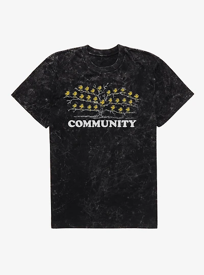 Peanuts Woodstock Community Mineral Wash T-Shirt