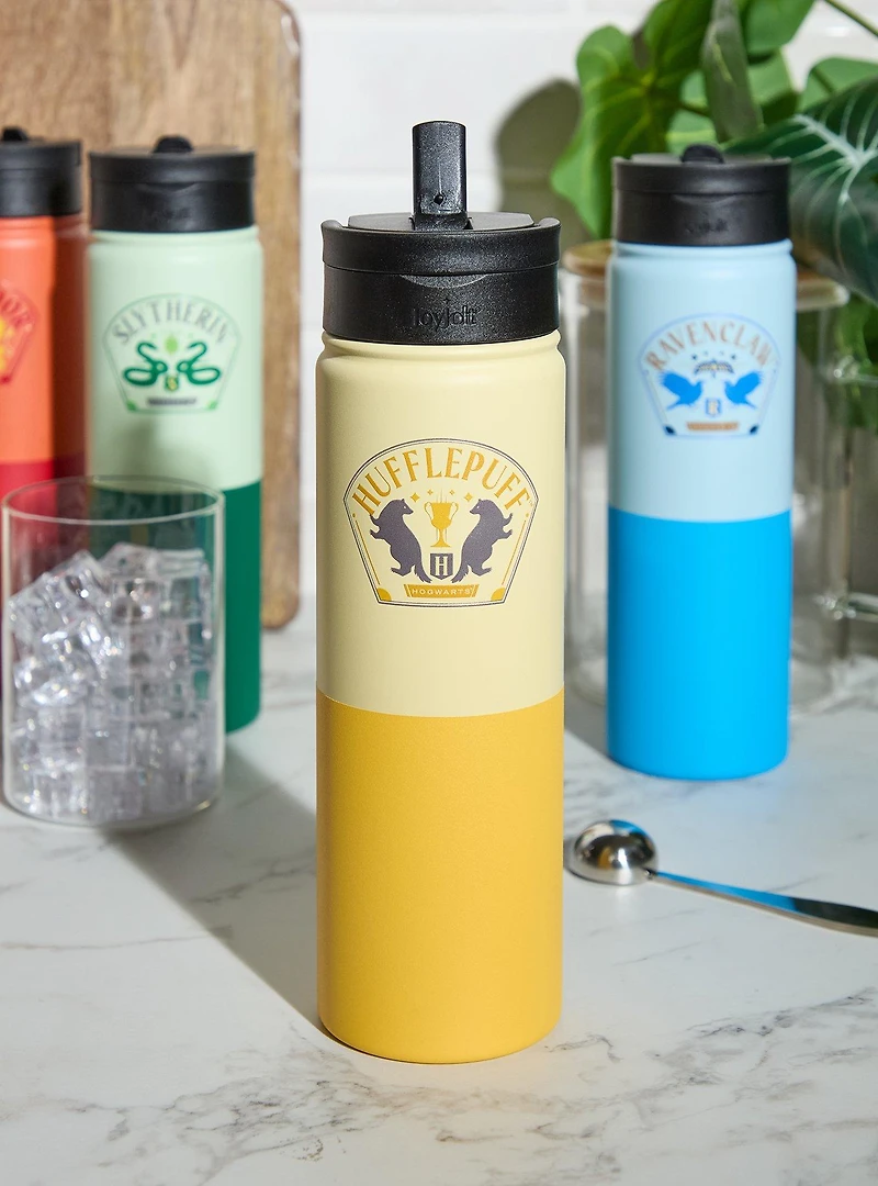 Harry Potter Hufflepuff Logo Water Bottle