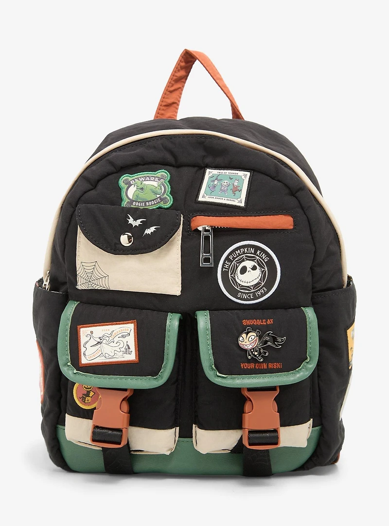 Disney The Nightmare Before Christmas Postcard Patches Mini Backpack - BoxLunch Exclusive