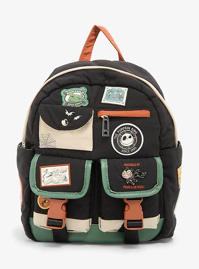 Disney The Nightmare Before Christmas Postcard Patches Mini Backpack - BoxLunch Exclusive