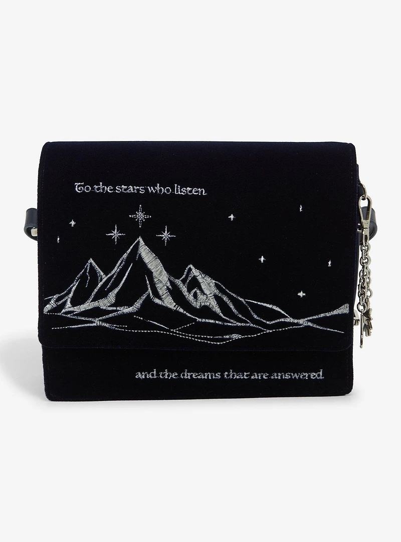 A Court of Thorns and Roses Velaris Velvet Crossbody Bag - BoxLunch Exclusive