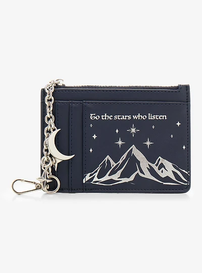 A Court of Thorns and Roses to the Stars Zip Wallet With Dangle Charm - BoxLunch Exclusive