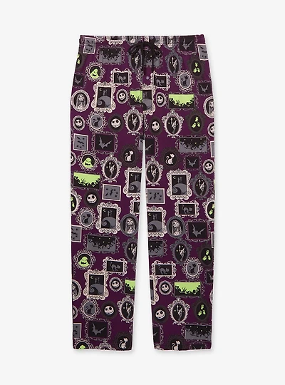 Disney The Nightmare Before Christmas Portrait Gallery Allover Print Sleep Pants - BoxLunch Exclusive