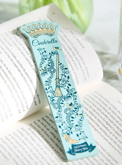 Grimm's Fairy Tale Cinderella Quote Faux Leather Bookmark