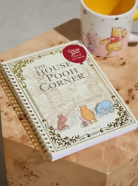 The House At Pooh Corner Book Cover Spiral Notebook