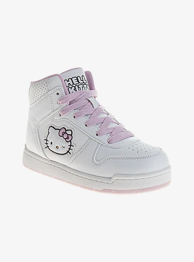 Hello Kitty Girls Lace-Up High Top Sneakers