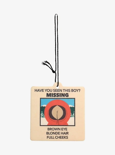 South Park Missing Poster Pine Scented Air Freshener — BoxLunch Exclusive