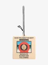 South Park Missing Poster Pine Scented Air Freshener — BoxLunch Exclusive