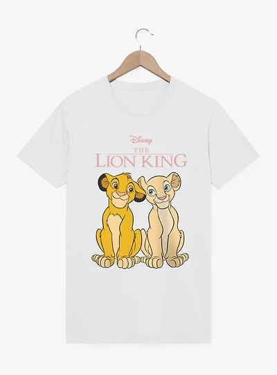 Disney The Lion King Simba And Nala Glance T-Shirt