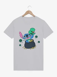 Disney Lilo And Stitch St. Patrick's Pot Of Gold T-Shirt