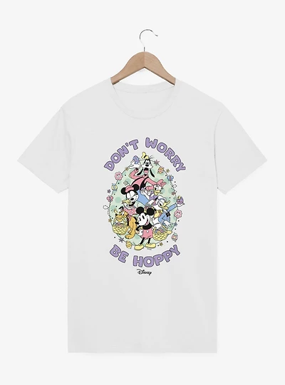 Disney Mickey Mouse And Friends Don't Worry Be Hoppy Easter T-Shirt