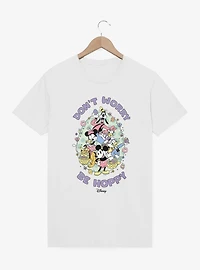 Disney Mickey Mouse And Friends Don't Worry Be Hoppy Easter T-Shirt