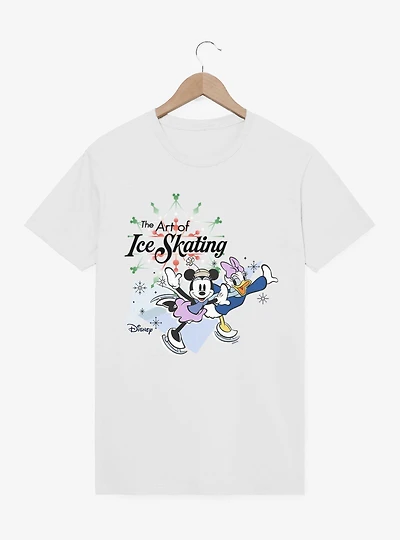Disney Minnie Mouse And Daisy Duck The Art Of Ice Skating T-Shirt