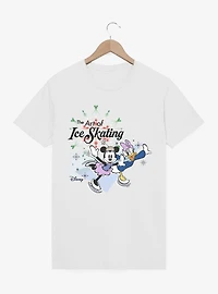 Disney Minnie Mouse And Daisy Duck The Art Of Ice Skating T-Shirt