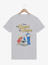 Disney The Sword Stone Poster Arthur And Merlin T-Shirt