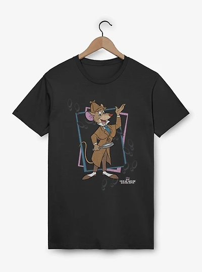 Disney The Great Mouse Detective Basil & Footprints T-Shirt