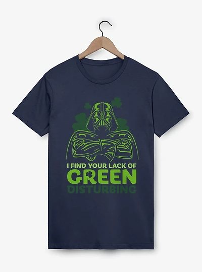 Star Wars Darth Vader St. Patrick's Your Lack Of Green Disturbing T-Shirt