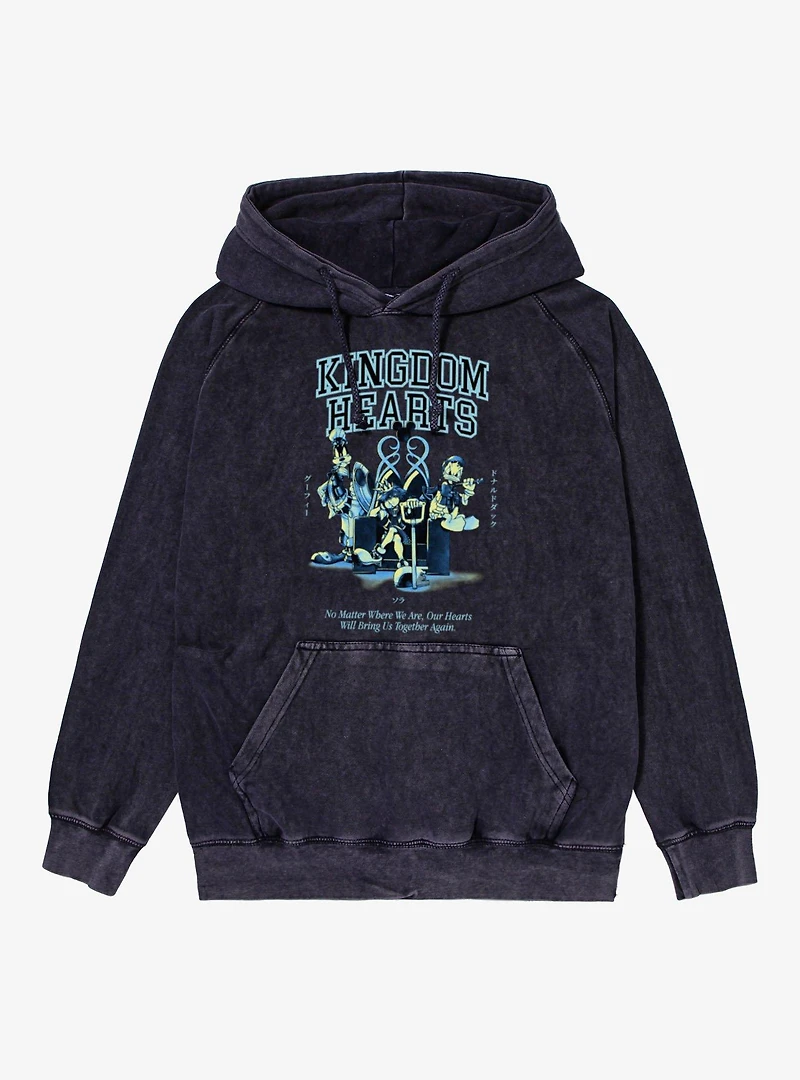 Disney Kingdom Hearts Will Bring Us Together Again Mineral Wash Hoodie