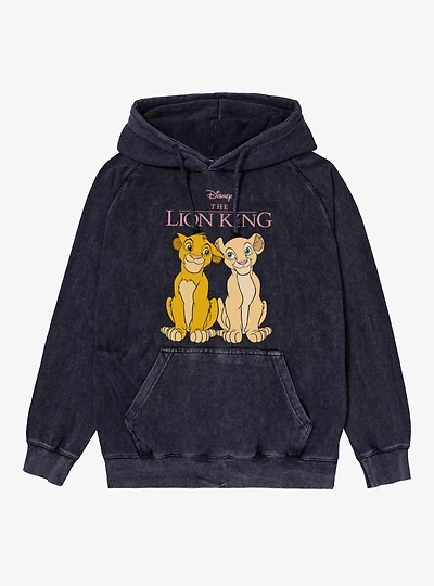 Disney The Lion King Simba And Nala Glance Mineral Wash Hoodie