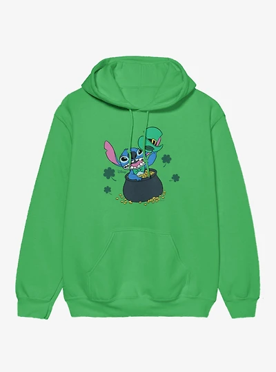 Disney Lilo And Stitch St. Patrick's Pot Of Gold Hoodie