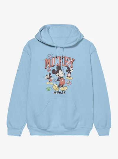 Disney Mickey Mouse Flower Collage Hoodie