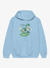 Disney Mickey Mouse And Minnie St. Patrick's Make Your Own Luck Hoodie
